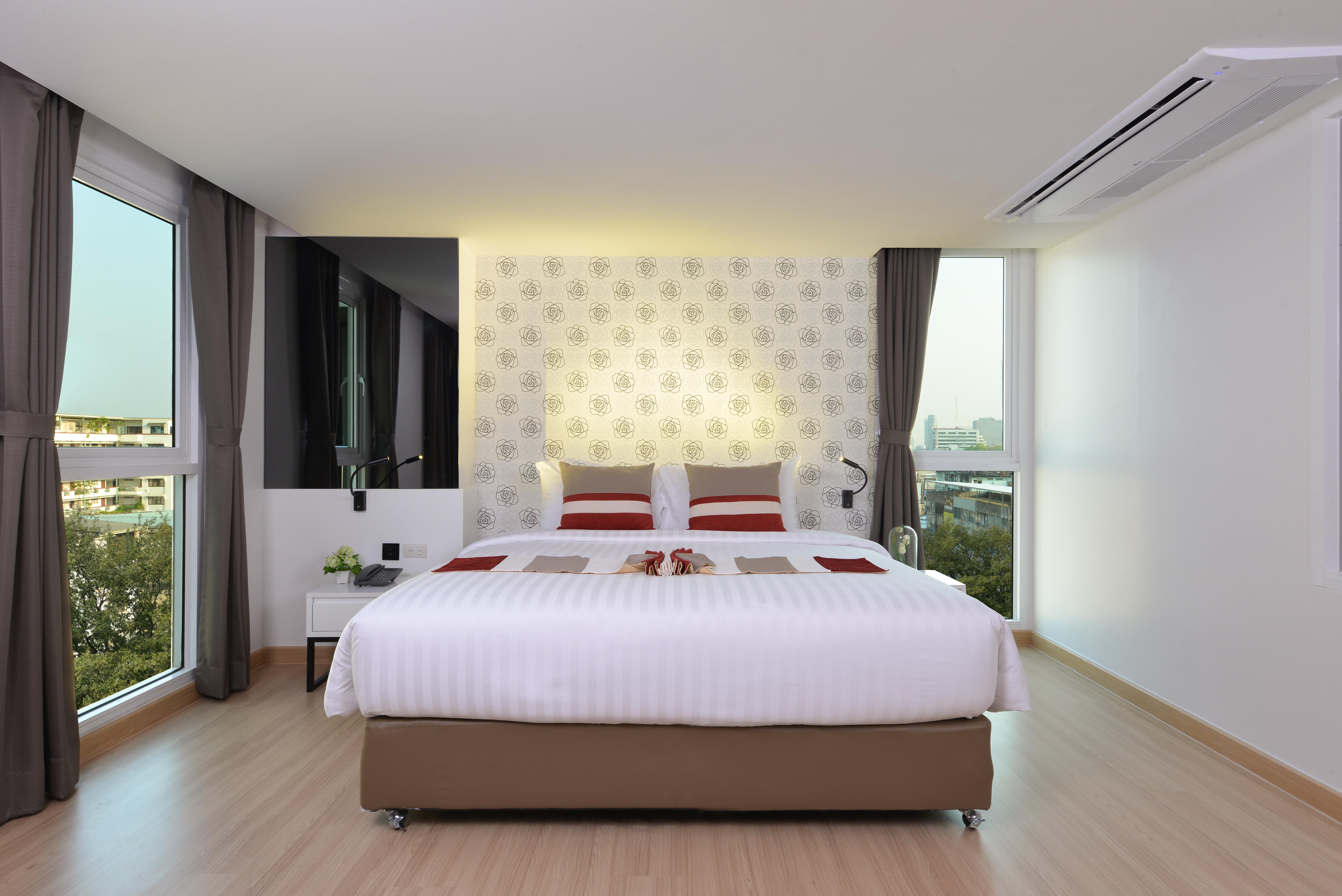 Le D'Tel Bangkok Ξενοδοχείο Εξωτερικό φωτογραφία A bedroom